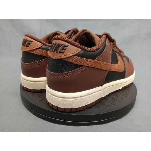 Nike Dunk Low (PSE) Sneakers Leather Black Tan Cacao Size 3Y NEW NO BOX! - Picture 5 of 11